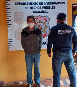 Caaguazú: Capturan a un supuesto implicado en robo y asesinato